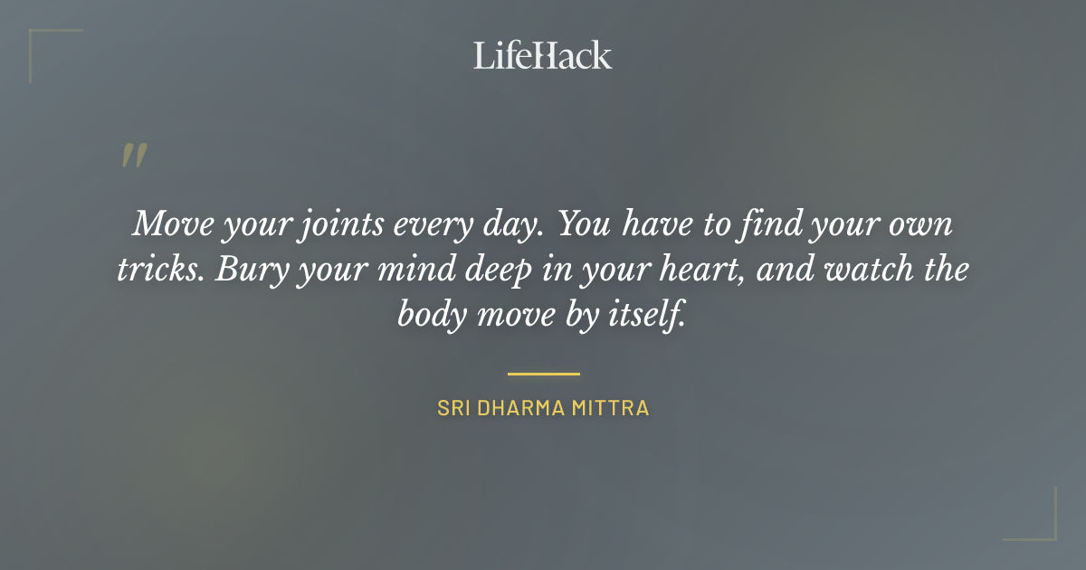 Quote by Sri Dharma Mittra