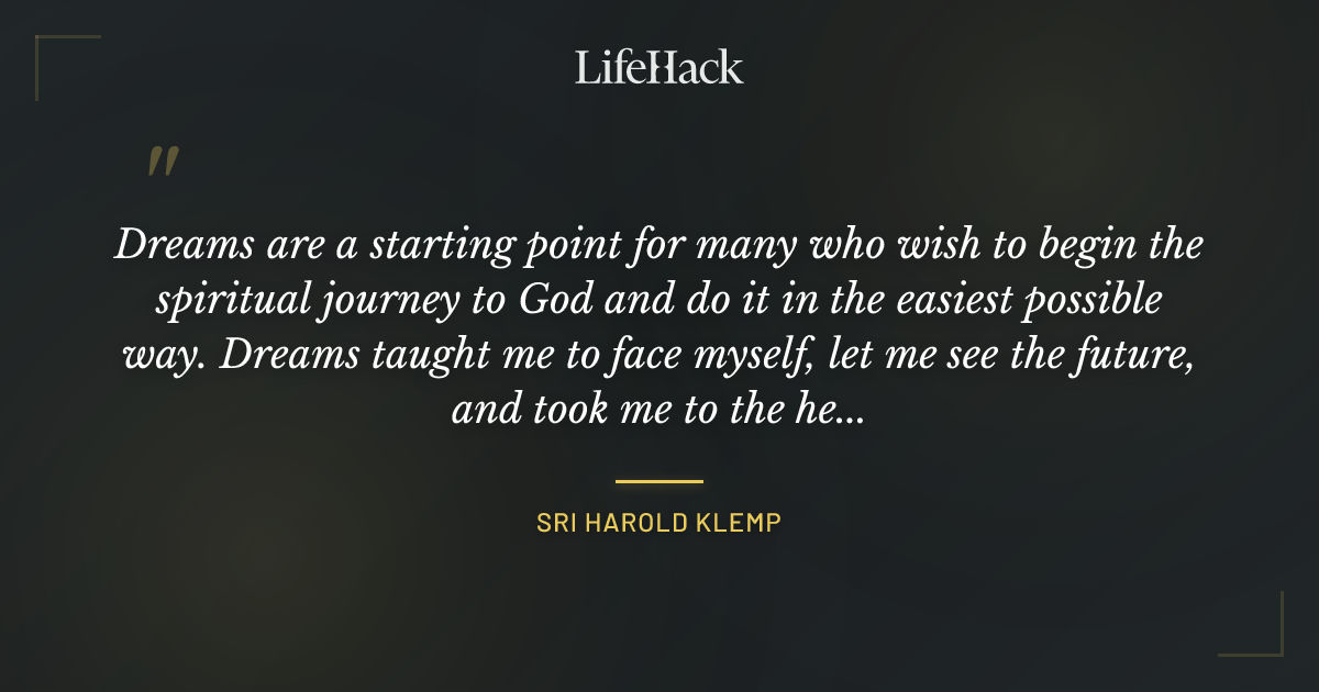 Quote by Sri Harold Klemp