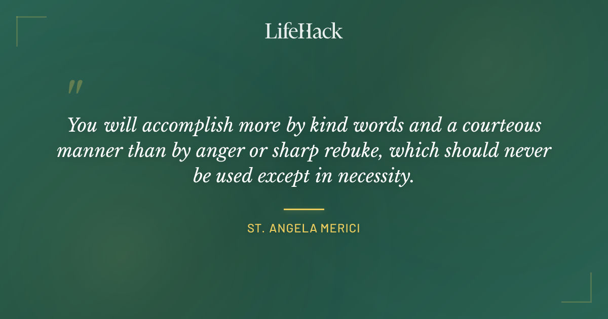Quote by St. Angela Merici