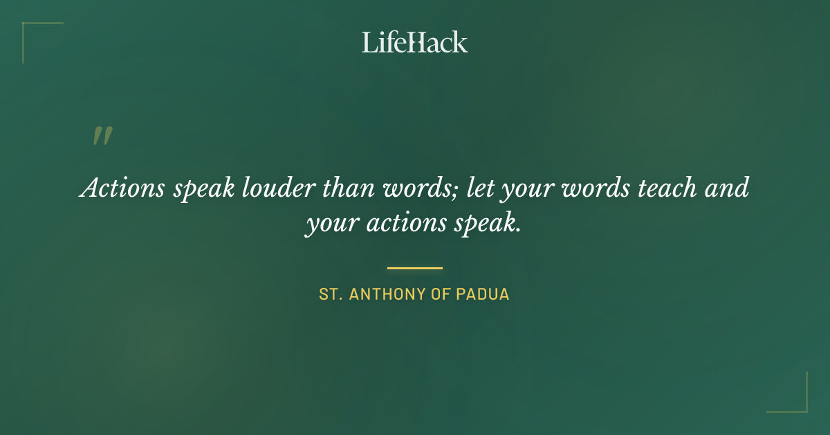 Quote by St. Anthony of Padua