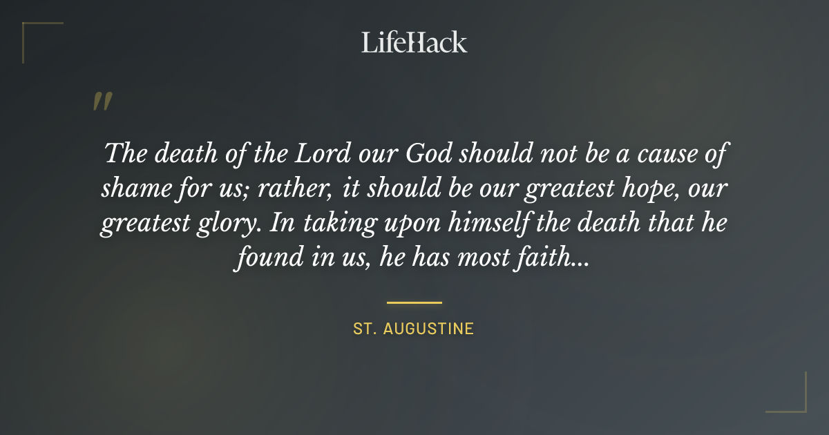Quote by St. Augustine