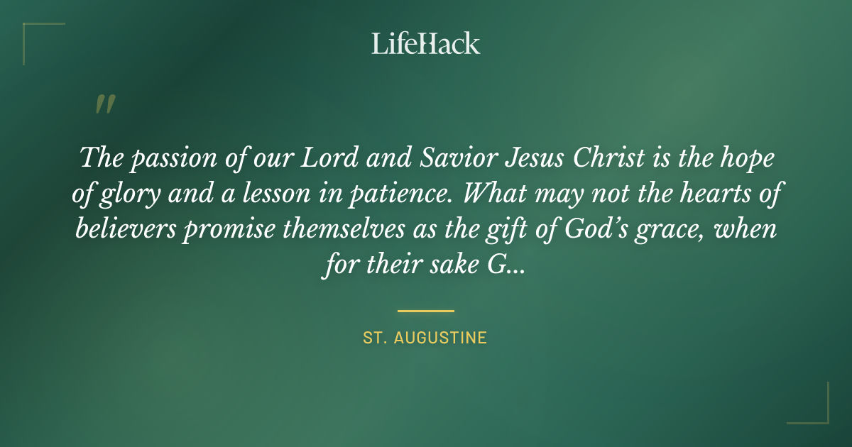 Quote by St. Augustine