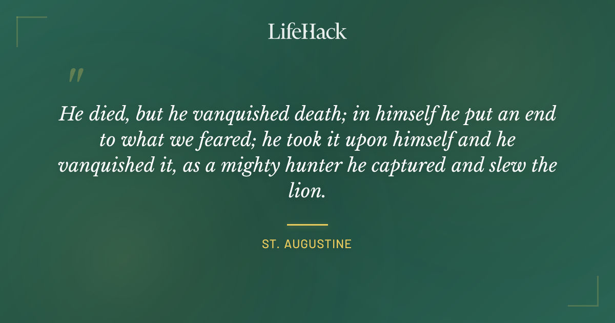 Quote by St. Augustine