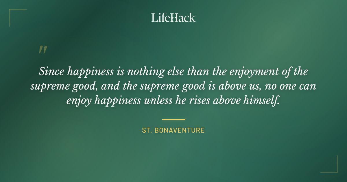 Quote by St. Bonaventure