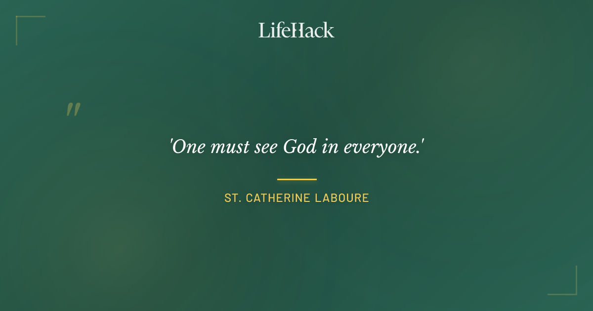 Quote by St. Catherine Laboure