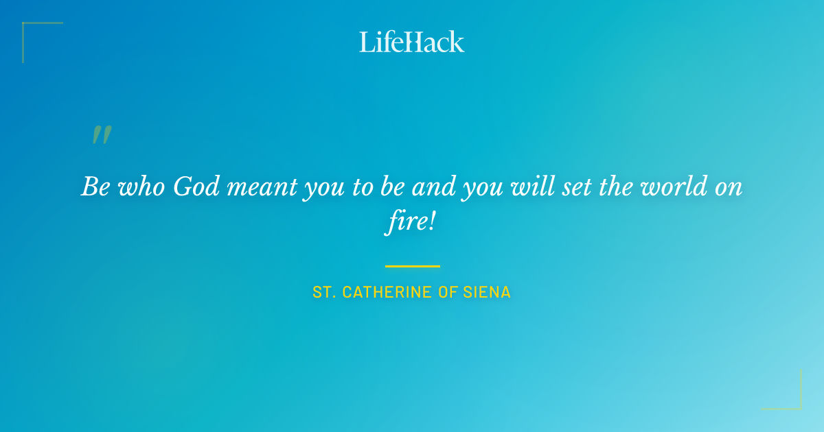 Quote by St. Catherine of Siena