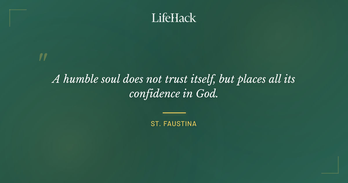 Quote by St. Faustina