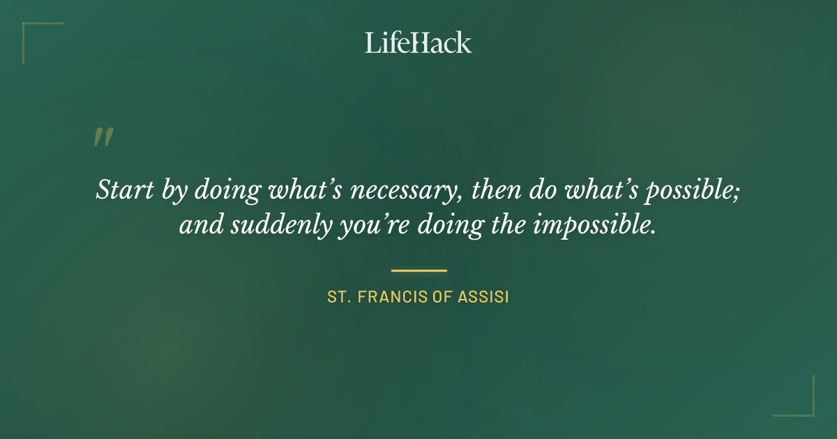Quote by St. Francis of Assisi