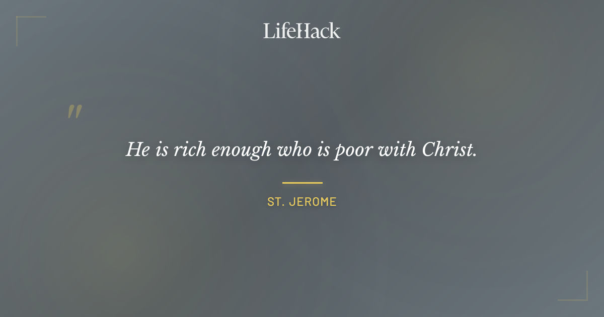 Quote by St. Jerome