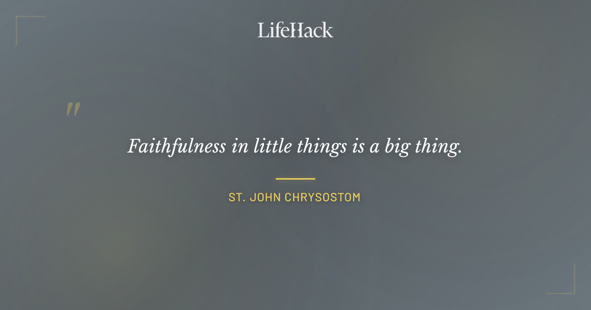 Quote by St. John Chrysostom
