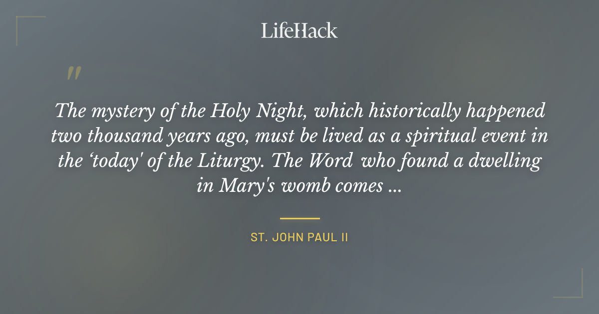 Quote by St. John Paul II