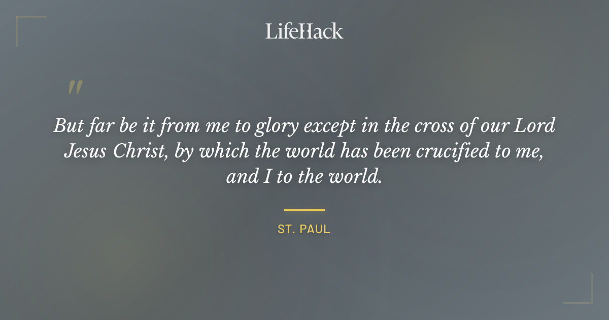 Quote by St. Paul