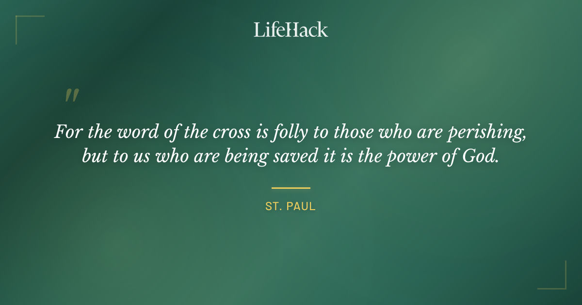 Quote by St. Paul