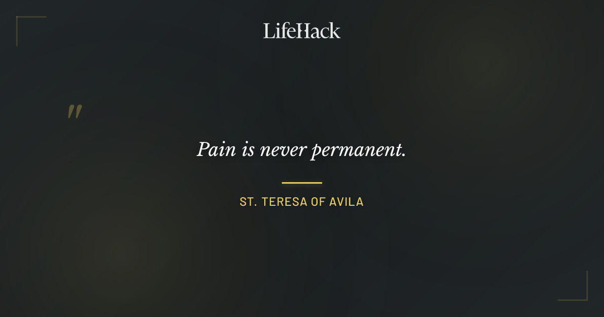 Quote by St. Teresa of Avila