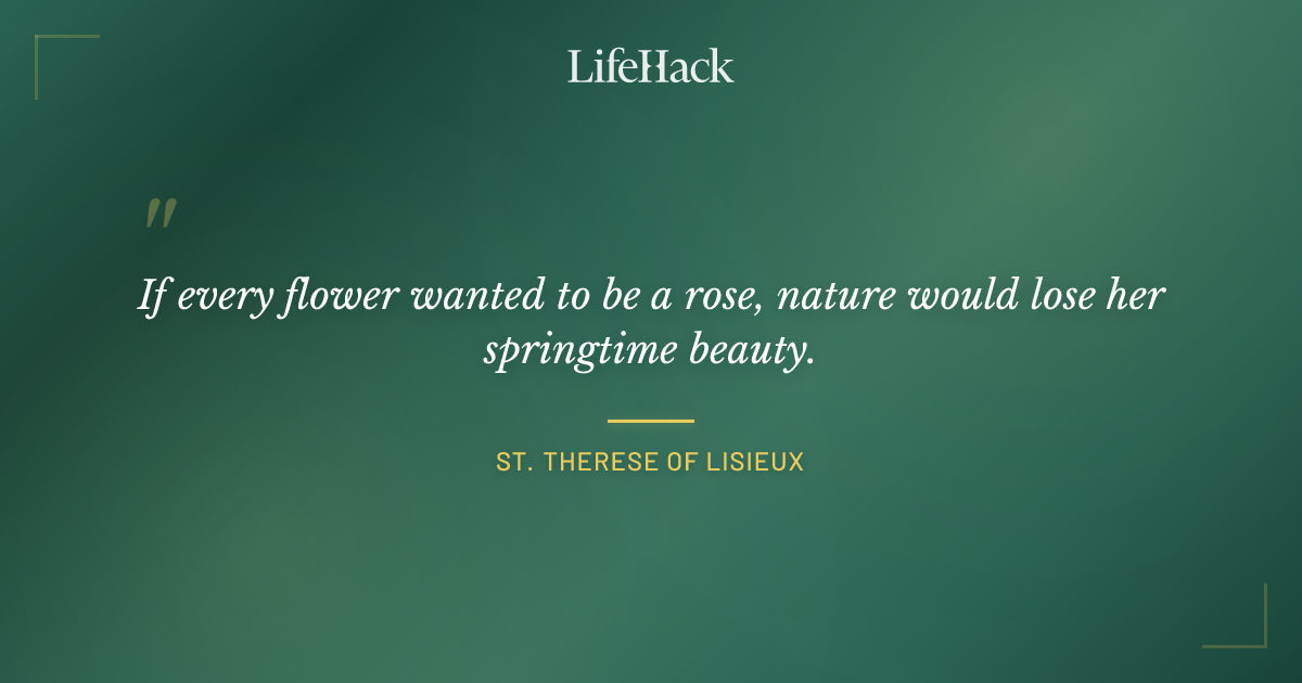 Quote by St. Therese of Lisieux