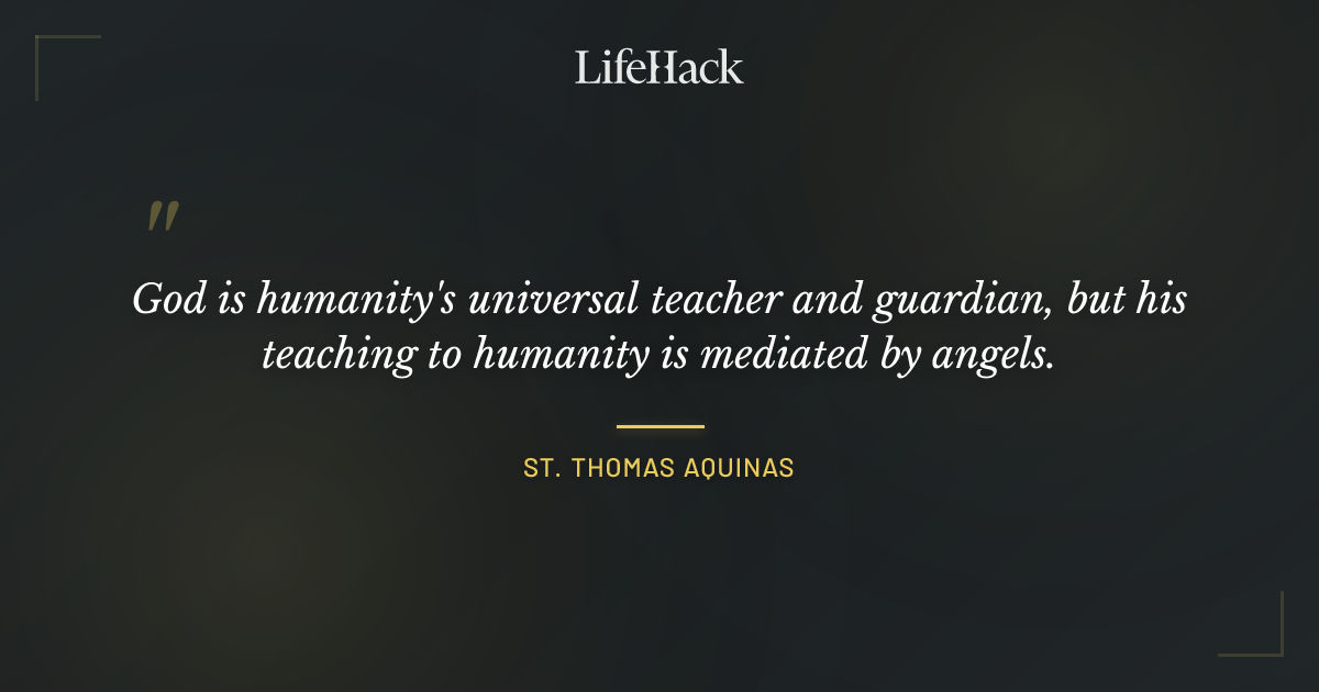 Quote by St. Thomas Aquinas