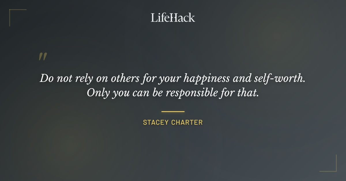 Quote by Stacey Charter