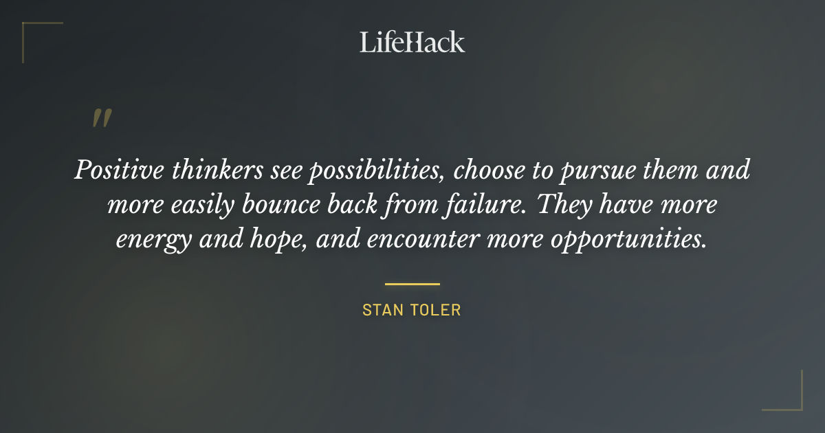 Quote by Stan Toler