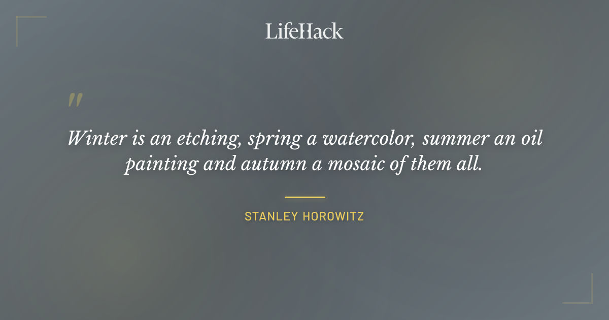 Quote by Stanley Horowitz