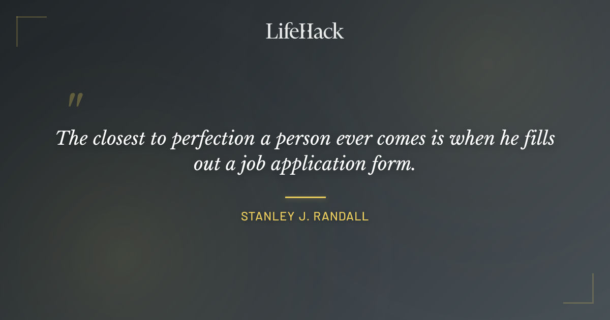 Quote by Stanley J. Randall