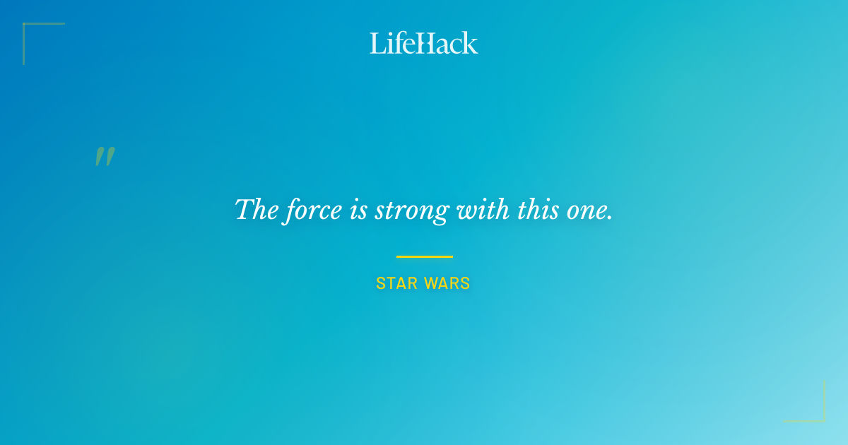 Quote by Star Wars