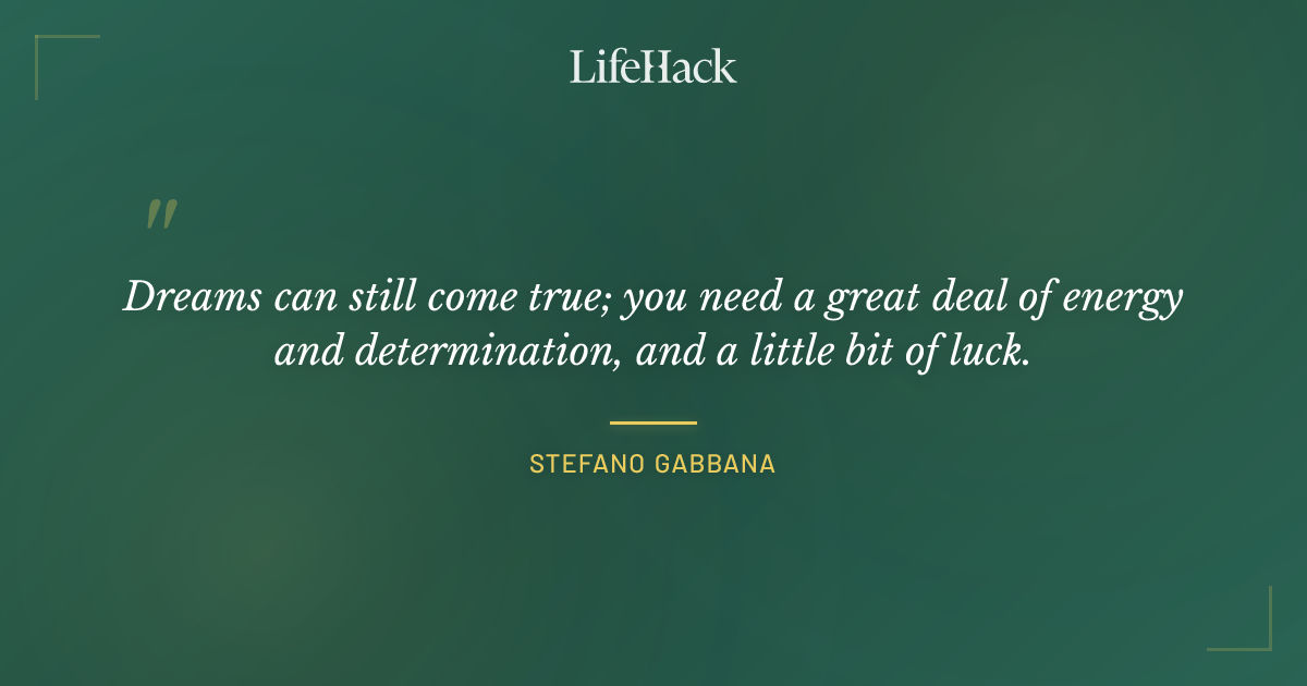 Quote by Stefano Gabbana