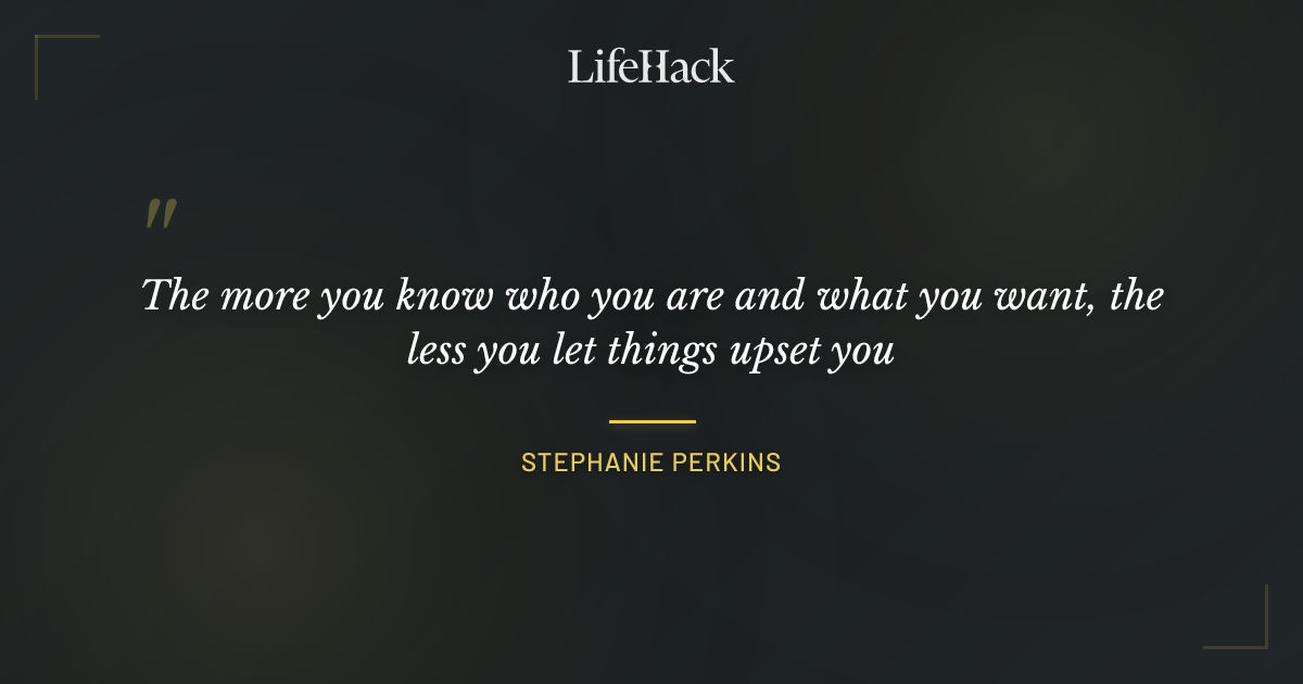 Quote by Stephanie Perkins