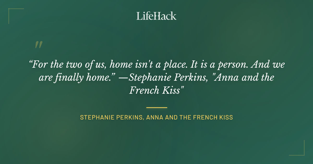 Quote by Stephanie Perkins, Anna and the French Kiss