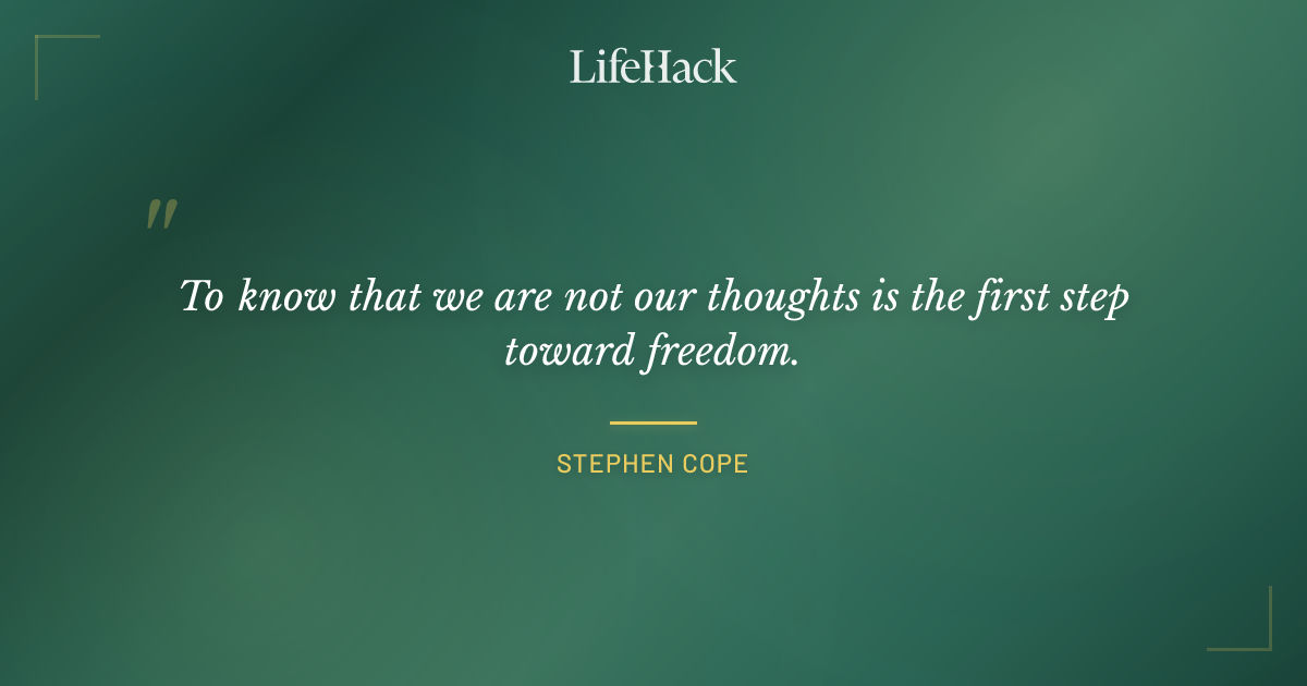 Quote by Stephen Cope