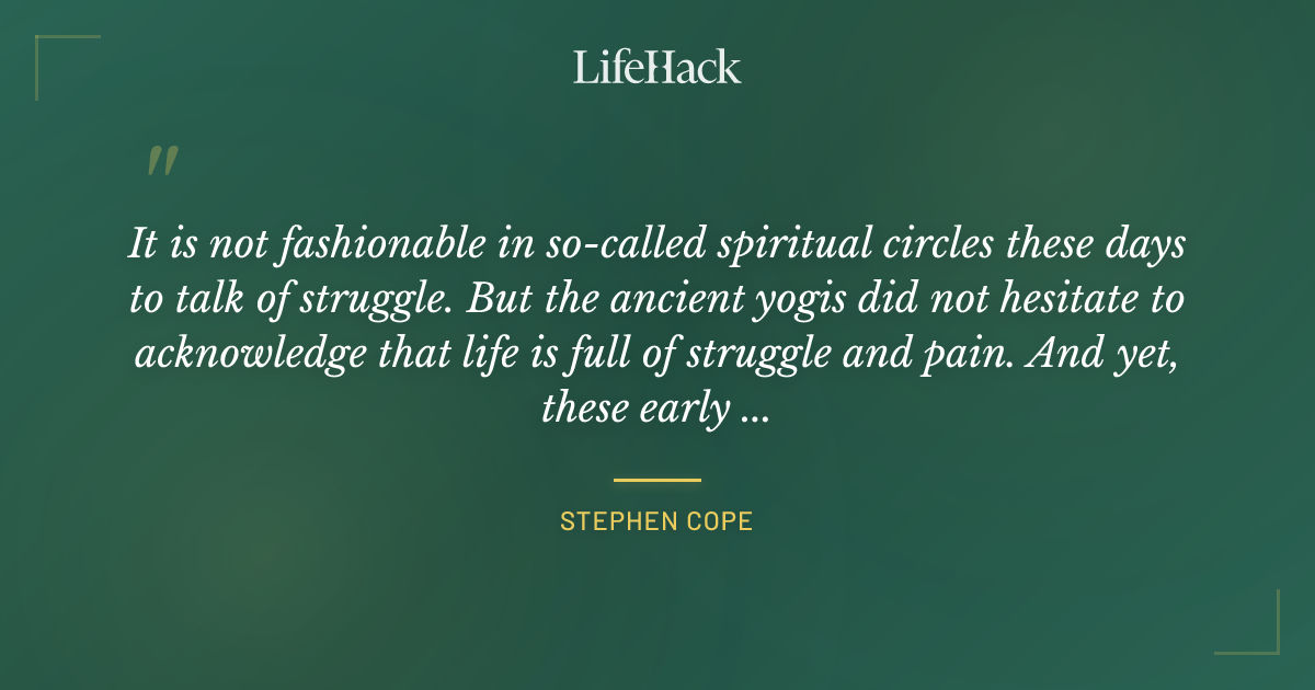 Quote by Stephen Cope
