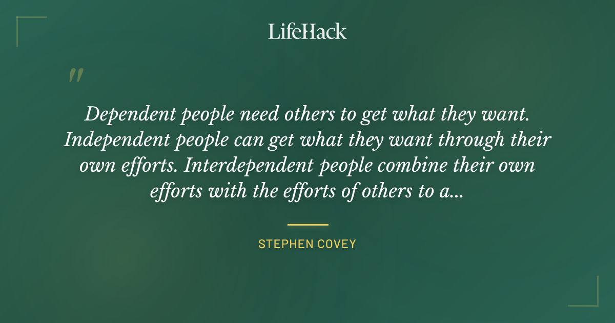 Quote by Stephen Covey