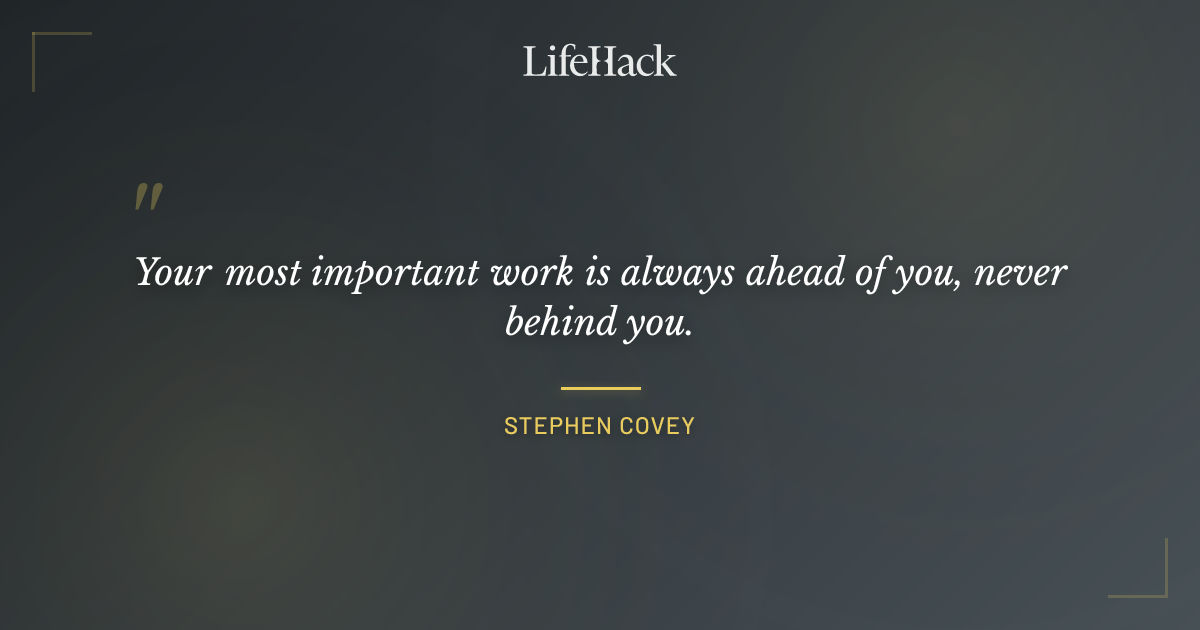 Quote by Stephen Covey