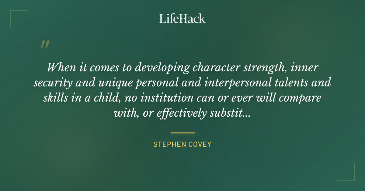 Quote by Stephen Covey