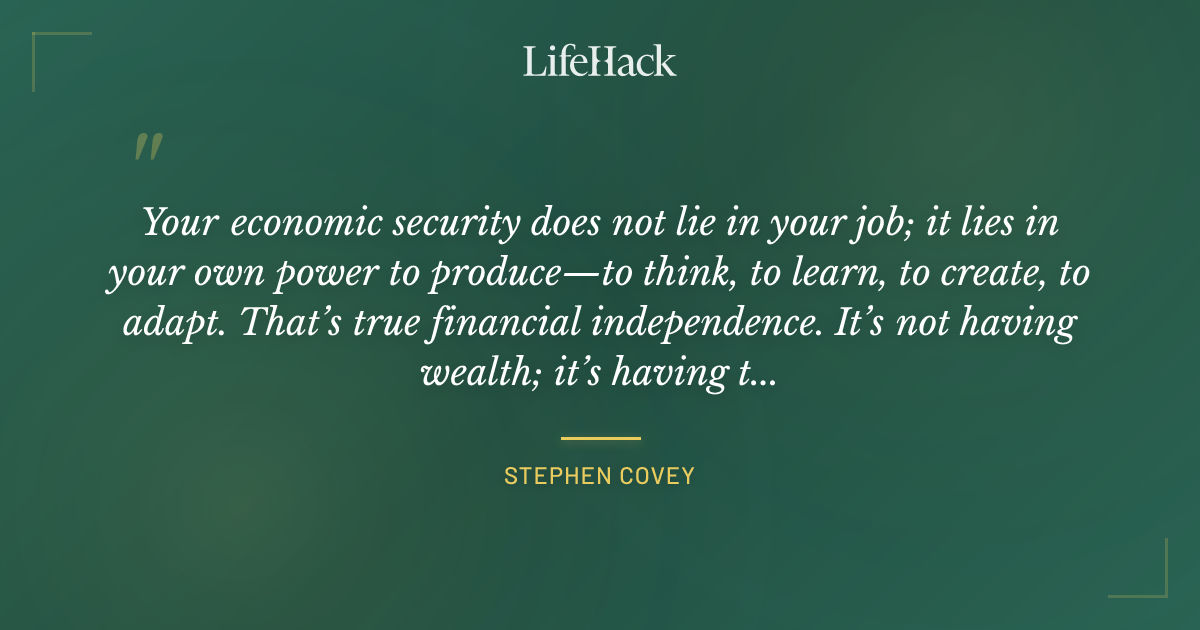 Quote by Stephen Covey