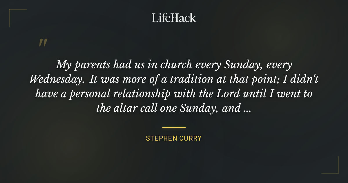 Quote by Stephen Curry