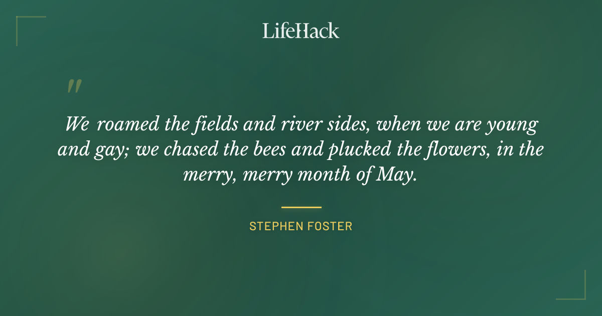 Quote by Stephen Foster