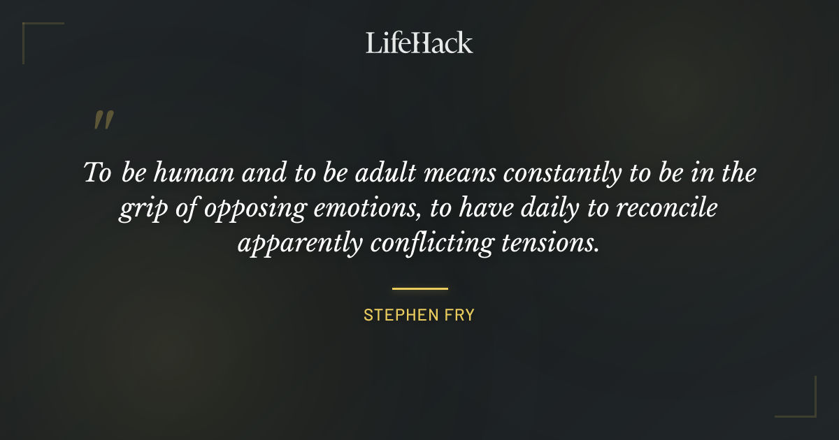 Quote by Stephen Fry