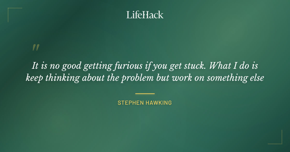 Quote by Stephen Hawking