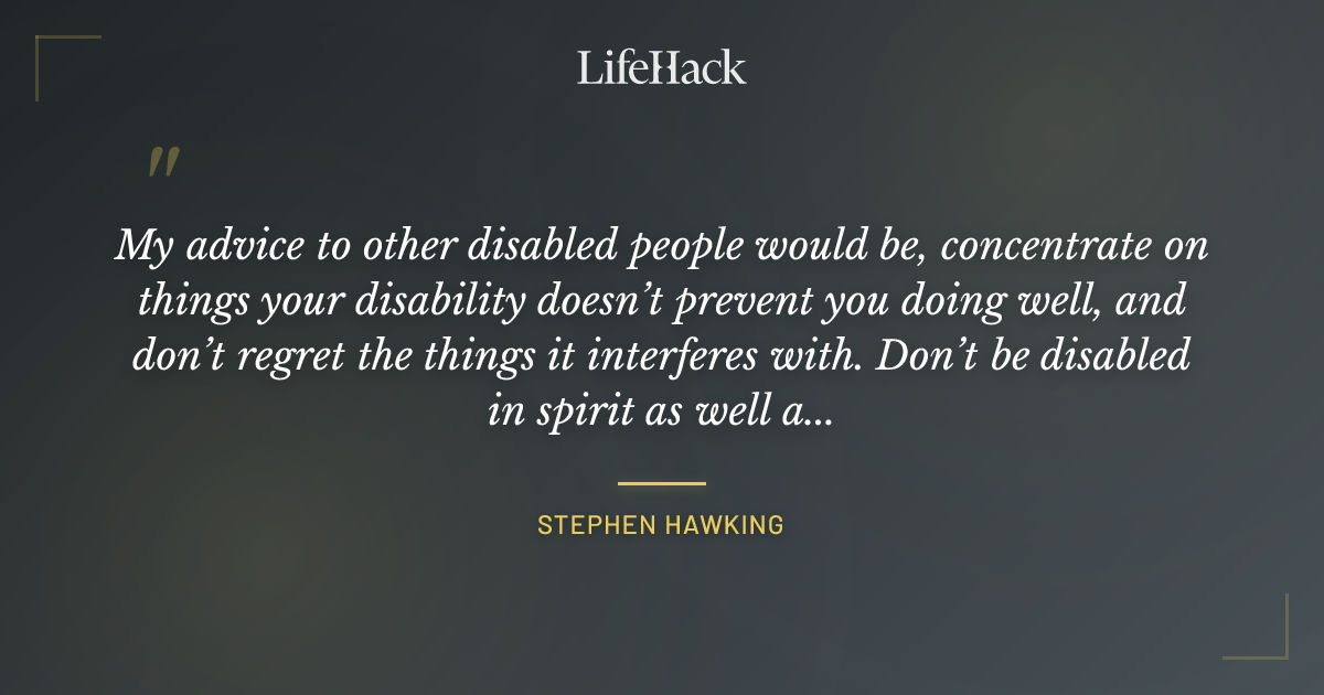 Quote by Stephen Hawking