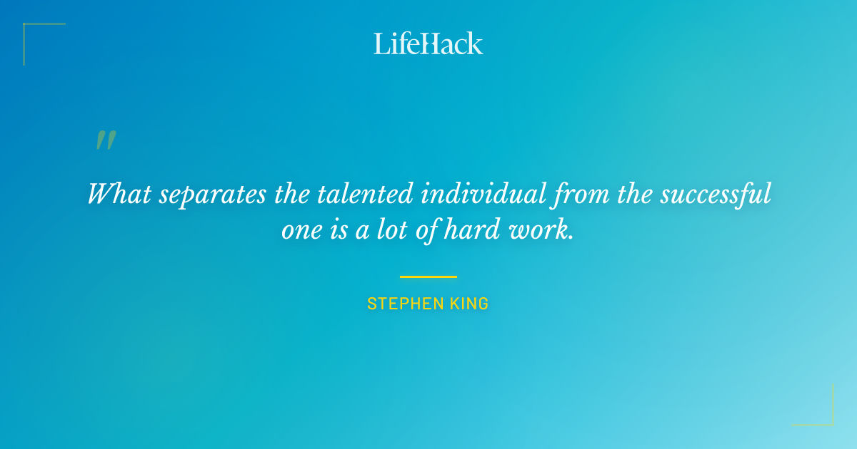 Quote by Stephen King