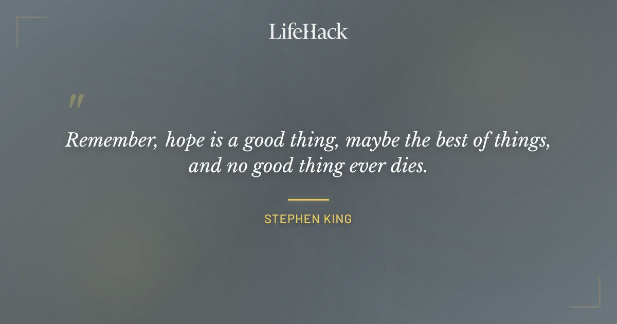 Quote by Stephen King