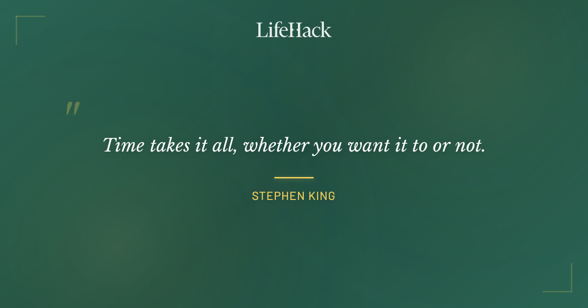 Quote by Stephen King