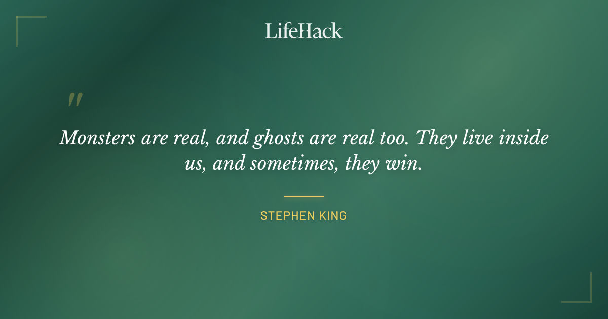 Quote by Stephen King