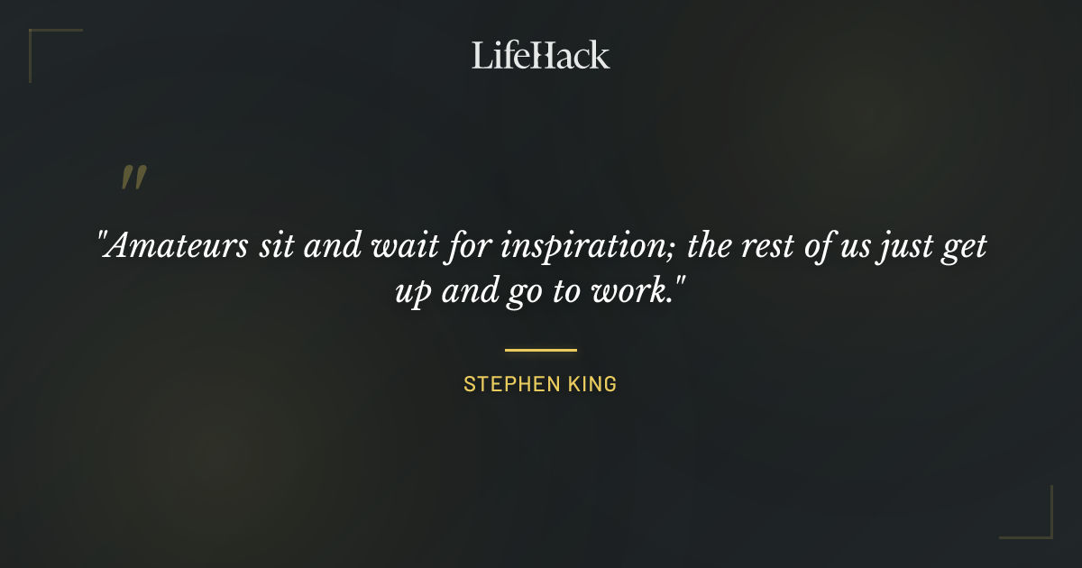 Quote by Stephen King