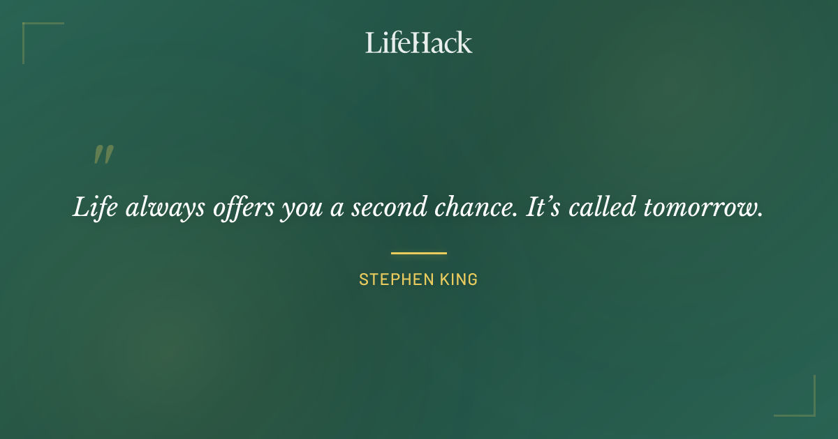 Quote by Stephen King