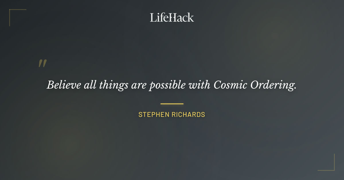 Quote by Stephen Richards