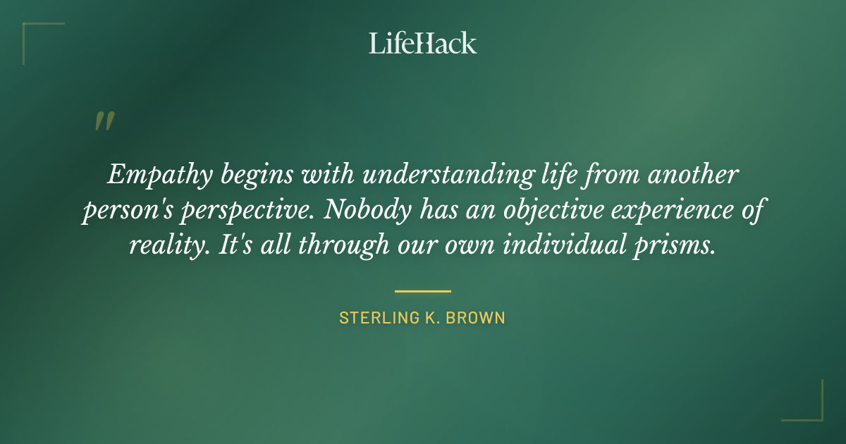 Quote by Sterling K. Brown