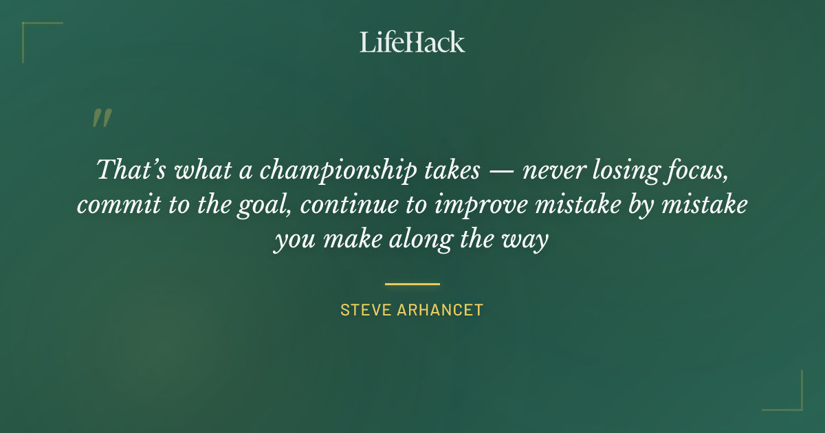 Quote by Steve Arhancet