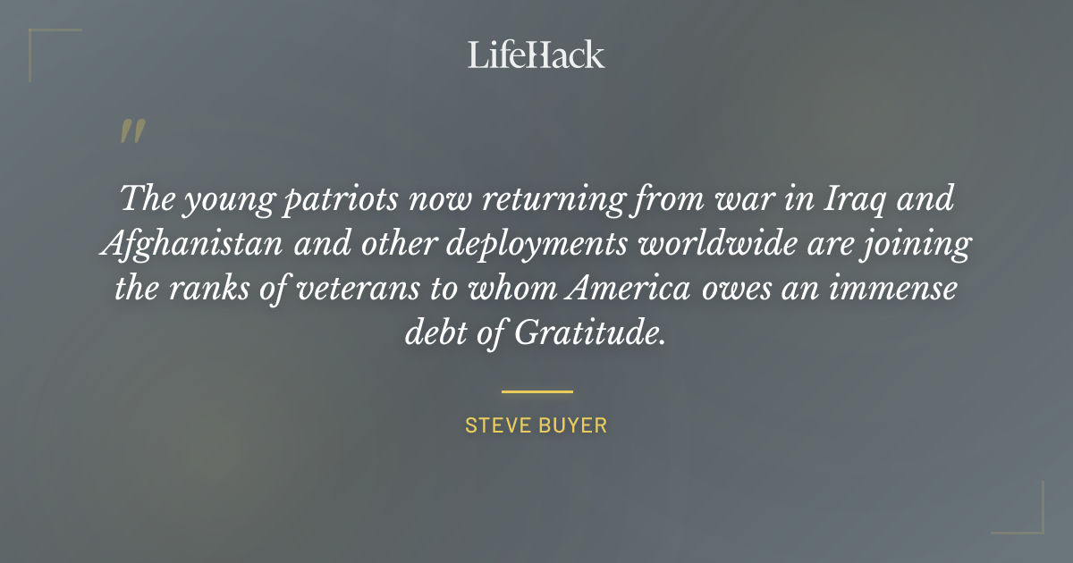 Quote by Steve Buyer