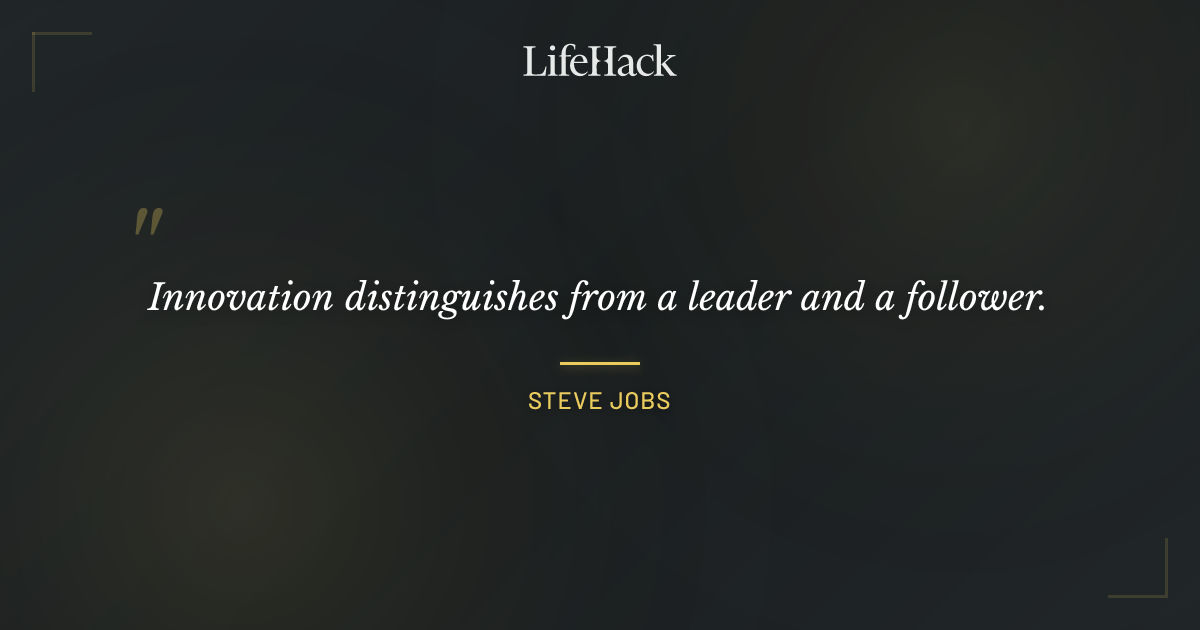 Quote by Steve Jobs